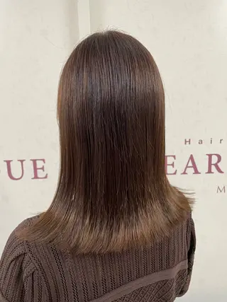 セミロング カラー ﾅﾁｭﾗﾙ艶ｶﾗｰ 戸田めぐみのヘアスタイル