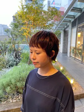 ショート 🍎ハイトーンカラー /MANA🍎のヘアスタイル