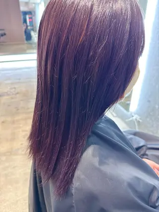 カラー 🧸髪質改善ケアカラ ー/アイドル前髪🧸のヘアスタイル