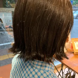 カラー Rina🪄 韓国風レイヤーcutのヘアスタイル