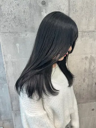ロング 深野 ちさとのヘアスタイル