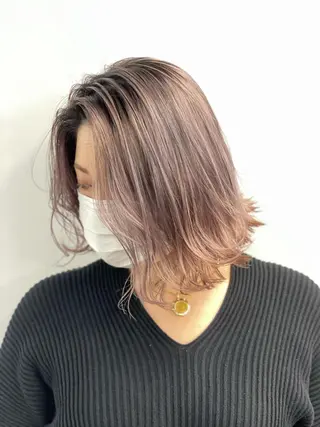 ショート 🌟髪質改善ケアカラ ー美髪縮毛矯正y🌟のヘアスタイル