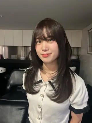 セミロング 中島 主貴のヘアスタイル