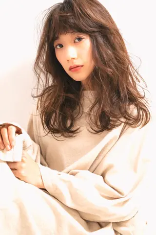 ロング 松木 信也のヘアスタイル