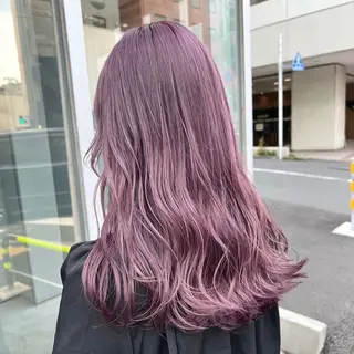 ロング カラー 韓国っぽ♡寒色/暗髪 🫧MOEKA🦋のヘアスタイル