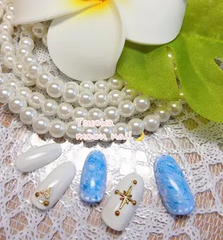 ネイル 🌙都岡 ムーンネイルのネイルデザイン
