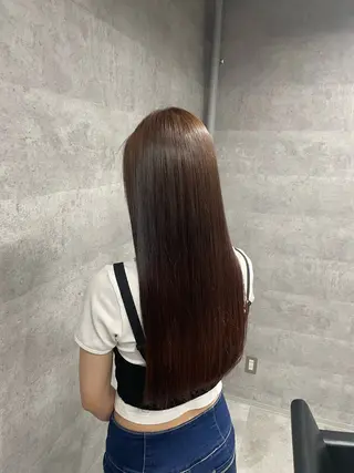 ロング 出口 千乃のヘアスタイル