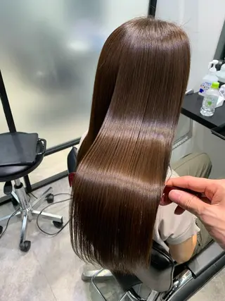 ロング カラー パーマ 髪質改善特化 ミサワコウキのヘアスタイル