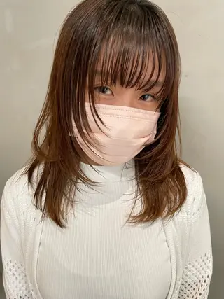 セミロング wewe: momoeのヘアスタイル