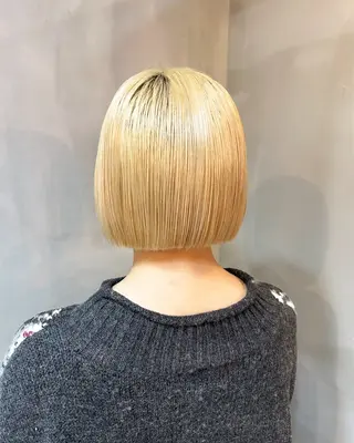 ミディアム ハイトーン/ブリーチ 🧁soraのヘアスタイル