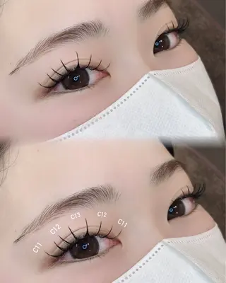 マツエク・マツパ beauty salon　WHITE×luce所属・杉野 美月のマツエク・マツパデザイン
