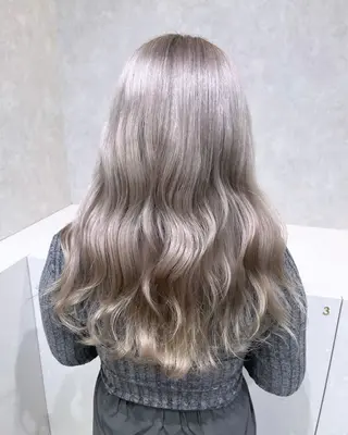 ロング カラー 韓国ヘア🇰🇷透明 感カラー/yui💞のヘアスタイル