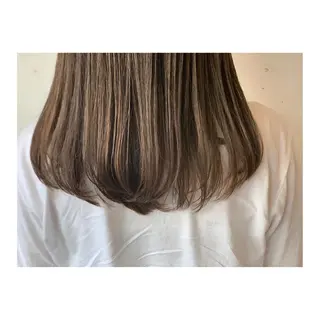 ミディアム カラー ヘアアレンジ ◎モチマル チアキ◎のヘアスタイル