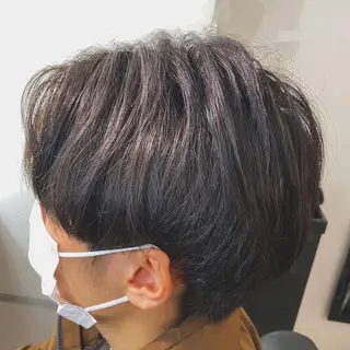 ショート カラー メンズ 銀座骨格診断似合わせ 美容師中島年紀のヘアスタイル