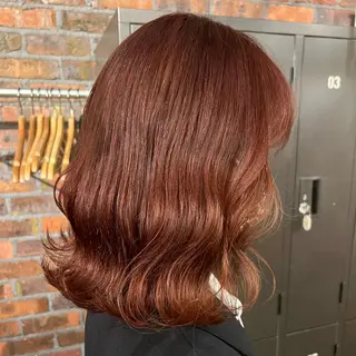 ミディアム カラー Rino kanayama所属・Rino 金山 / 宮澤 萌のヘアスタイル