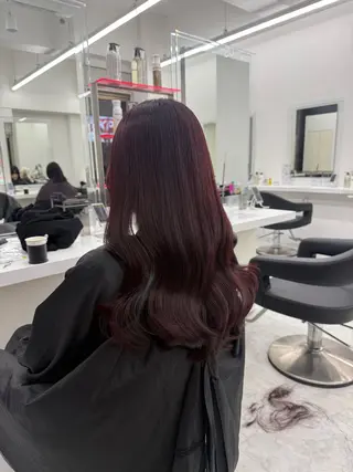 セミロング カラー ヘアアレンジ 🎀Girly艶髪カ ラー🎀Harukaのヘアスタイル