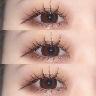 マツエク・マツパ 肌に馴染むハイトーン /ミルクティーカラーのヘアスタイル