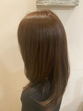 ミディアム カラー 🌹艶髪カラー🌹 津田晴加【西荻窪】のヘアスタイル