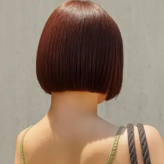 ショート カラー 【nui 茨木】 清水優/髪質改善のヘアスタイル