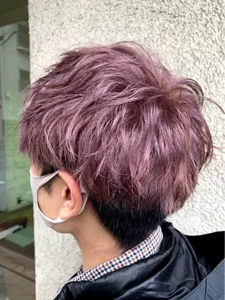 ショート カラー メンズ 佐藤天斗 /スタイリストのヘアスタイル