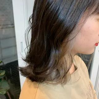 ミディアム マホ/日吉/髪質改善 /レイヤー/ガーリーのヘアスタイル