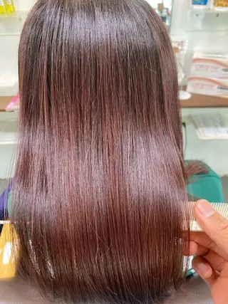 セミロング カラー 【髪質改善】に特化 オリーブオイルクラブのヘアスタイル