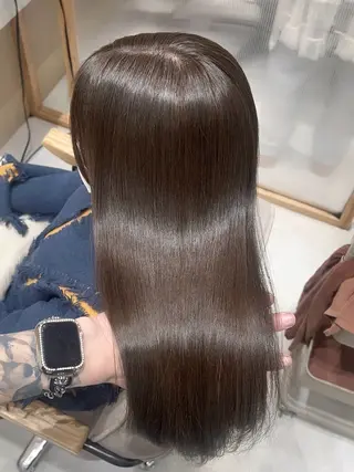 セミロング 💎髪質改善艶髪 💎透明感カラー💎のヘアスタイル