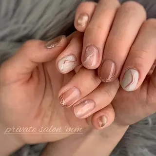 ネイル 'mm所属・'mm  (ミリ) ＭＡＮＡＭＩのネイルデザイン