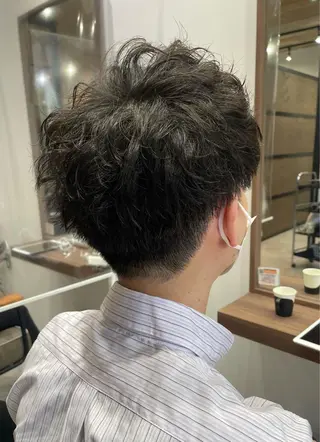 メンズ 韓国カット/透明感 Re.Labo岡本のヘアスタイル