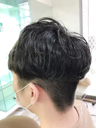 パーマ メンズ 保住 亮太のヘアスタイル
