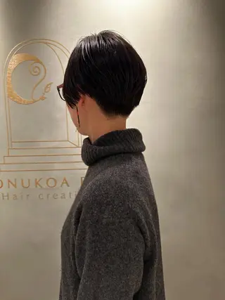 ショート Tonukoa Rua所属・レディースモデル カット/中川翔太のヘアスタイル