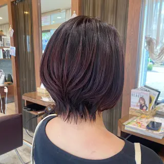 セミロング 加藤 実穂のヘアスタイル