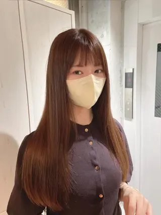 ロング ［パサつき改善］＊ 髪質改善ケアサロン＊のヘアスタイル