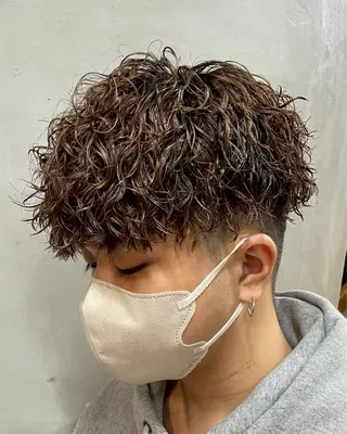 ショート カラー メンズ 名古屋メンズパーマ /松井生のヘアスタイル