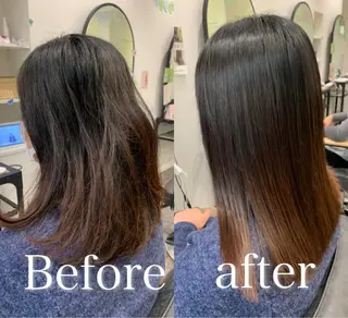 セミロング 【酸性ストレート】 宮下和明のヘアスタイル