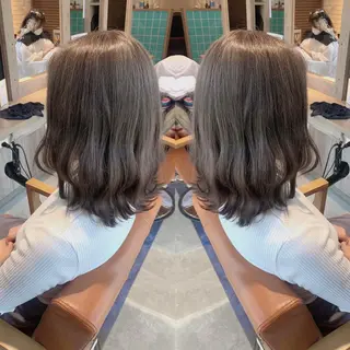 ミディアム カラー 韓国🇰🇷 ✂︎hair 内田愛のヘアスタイル