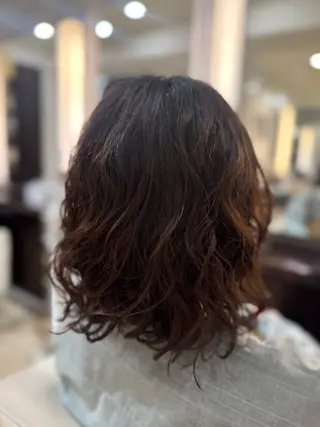 ミディアム 石垣廣乃 /Hironoのヘアスタイル