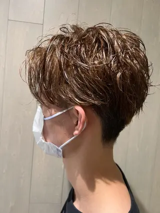 メンズ 糟谷 慈英のヘアスタイル