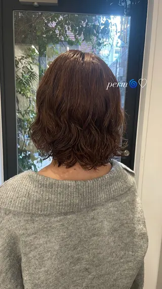 ミディアム パーマ 🌙suwa🌙 /ショートカットのヘアスタイル