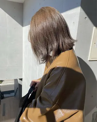 ミディアム ୨୧柔らかいカラー nozomi ୨୧のヘアスタイル