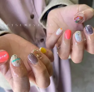 ネイル otsumeyasan所属・わたなべ ちかのネイルデザイン