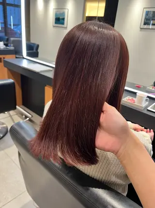 ミディアム AYU (ému) 伏見/髪質改善のヘアスタイル