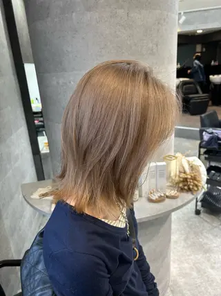 ミディアム カラー 外国人風ヘア/ 髪質改善/ayacaのヘアスタイル