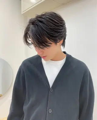 メンズ hana✂︎メンズ ニュアンスパーマのヘアスタイル
