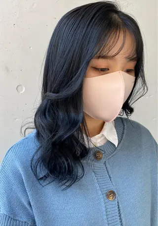 ミディアム カラー 髪質改善/レイヤー ストウシンゴのヘアスタイル