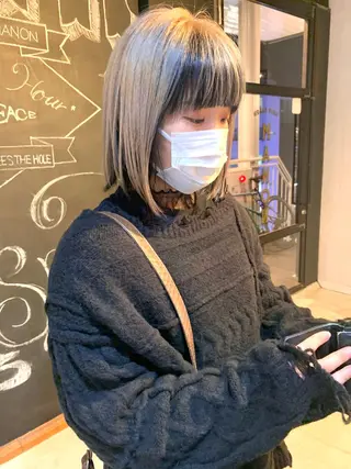 ショート カラー メンズヘア/レイヤー /ボブ山内春輝のヘアスタイル