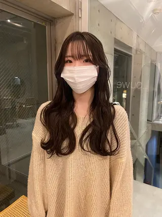 ロング カラー ヘアアレンジ SALOWIN原宿iori店所属・レイヤー🌟艶カラー 🕊まやのヘアスタイル