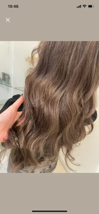 ミディアム カラー 極艶透明感カラー💖 髪質改善/出雲つぐみのヘアスタイル