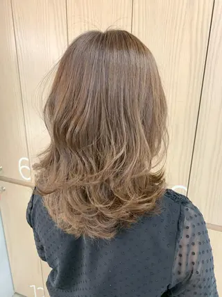 ミディアム カラー Silk-lei【銀座店】所属・銀座/美髪縮毛矯正 /髪質改善/山本翔華のヘアスタイル