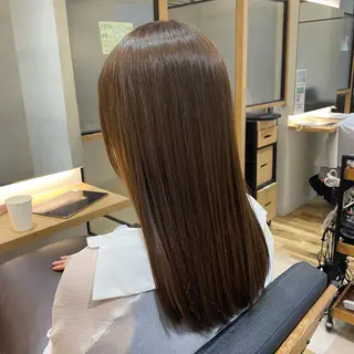ロング カラー ついざき はるかのヘアスタイル